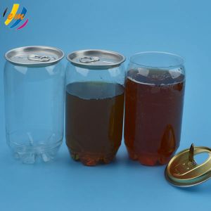 Custom Logo Printing 500ml 57mm Diameter FDA Plastic Soda Can