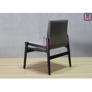 Indoor Upholstered Restaurant Chairs , Wood And Upholstered Dining Chairs
