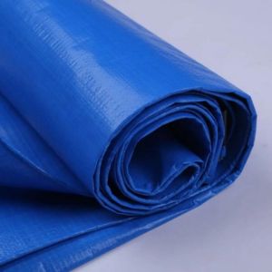 Plaid Style UV Treated Poly Tarps Roll for Waterproof Truck and Cargo Protection