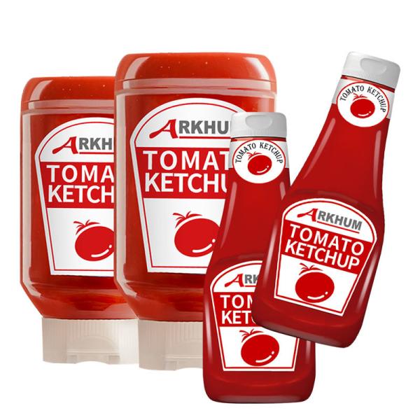 Flavored Tomato Sauce Ketchup Flavored Condiment with 150g Bag and 150g Box