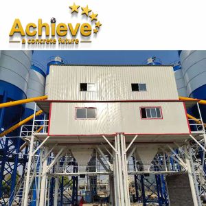 Meo1000 Concrete Batching Plant Debugging 60--240 Cbm Per Hour Ready Mixed 4.1m