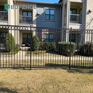 Artistic Tubular Steel Fence Sculptural Elements