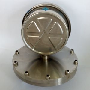 100mm Dial Pressure Gauge 1000 MMWC Crystallizing Mechanical Pressure Gauge