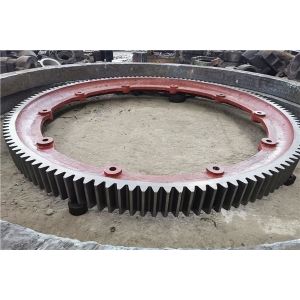 16000mm Diameter Rotary Kiln And Ball Mill Girth Gear factory with high quality