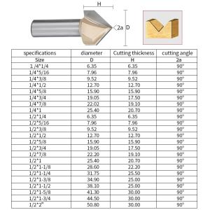 1/2 X 1/4 CNC Router Bit OBM Controllable Pcb End Mill Cnc Router Bits