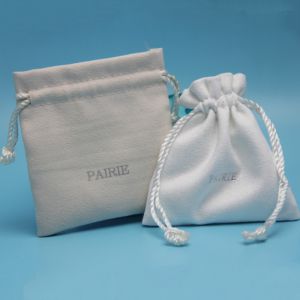 Herbs Packaging Pp String Faux Suede Drawstring Bag