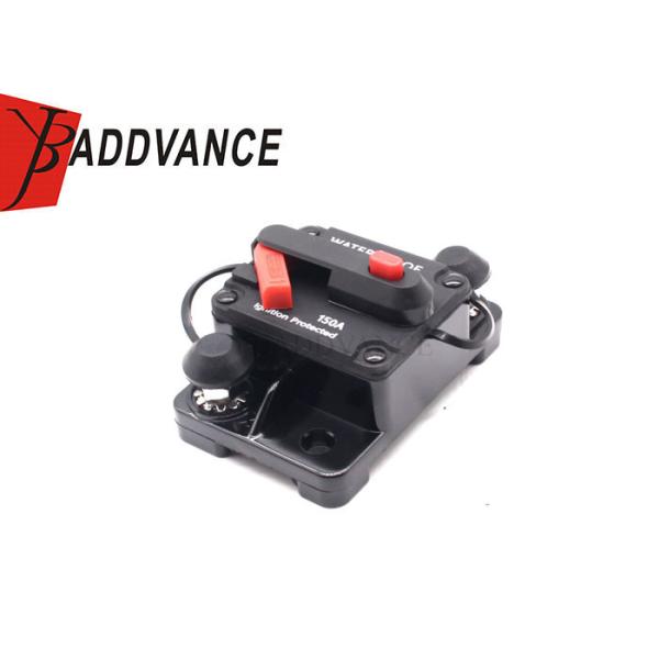 150AMP Black Protected Manual Reset Dual Stud Waterproof Ignition Circuit