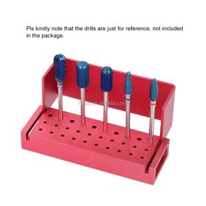 Disinfection Diamond Dental Bur Holder Stand 30 Holes Medical Grade Aluminum