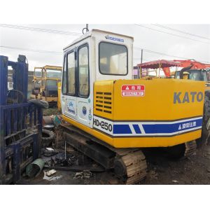 New Maintenance Used Kato Mini Digger HD250 for Sale Secondhand Japanese 6 Ton