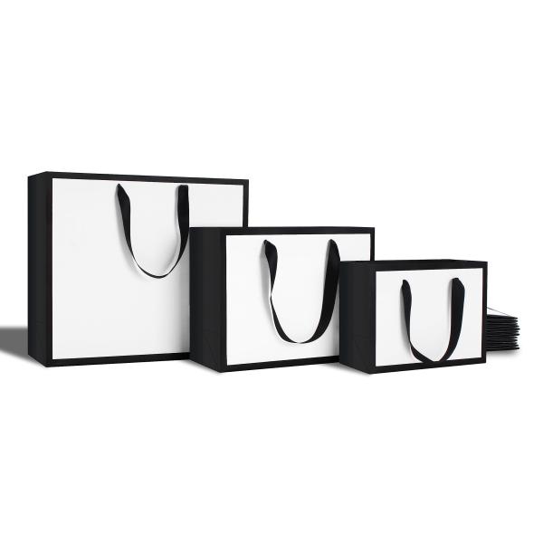 Custom Logo Popular Boutique Shopping Paper Bag in Gravure Print Design for Shoes