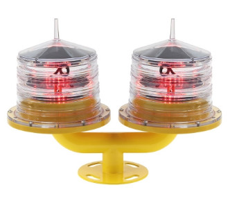 Buy 5km Dual 8V 4W Solar Powered Tower Aviation Lights at wholesale prices