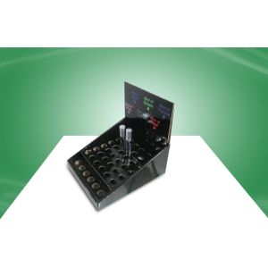 Comodity Promotional Cardboard Countertop Display With Hole To House Perfume