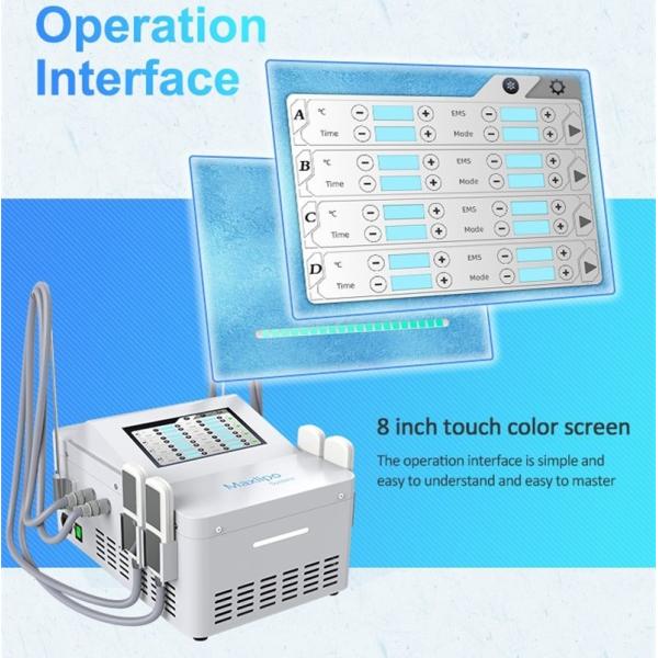 Ems Fat Reduce Cryo Plate Machine With 4 Cooling Pads