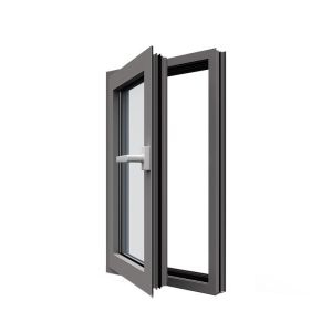 Swing Open Double Glazed Aluminum Casement Windows featuring SKATE Original