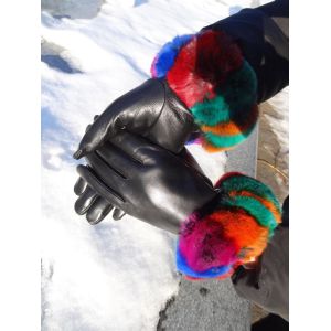 Original promotional sex leather gloves for women