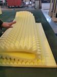 CNC Oscillating Dual Blade Foam Cutting Machine For Soft Flexible Sponge Shape