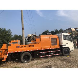 Refurbished 90M3/H 14Mpa Truck Mounted Concrete Line Pump High Efficiency