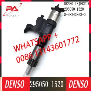 295050-1520 Diesel Engine Common Rail Injector 8-98243863-0 For ISUZU 4HK1 6HK1