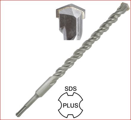 S4 Flute Tungsten Carbide Drill Bits / Carbide Hammer Drill Bits For Concrete