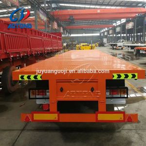 40ft Flatbed/Skeleton Container Semi Trailer Customizable for Customer