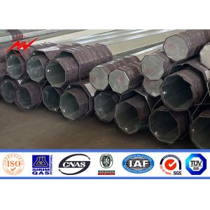 Customized Design Power Transmission Poles Hot Dip Galvanized For Electrical