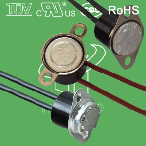 Water proof KSD301 bimetallic thermostat temperature control thermal cut off