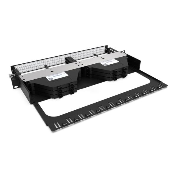 Rongbang RBTX-PP01 1U High Density Frame Modular Panel 6 MPO/MTP to 144 LC Ports for Data Center Enterprise Network