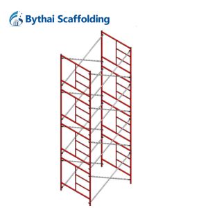Safety Pre-Galvanized Ladder Frame Scaffolding From Meets Certification