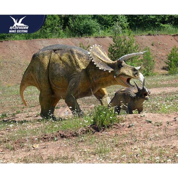 Customization Lifelike High Simulation Outdoor Dinosaur Model With Infrared Ray