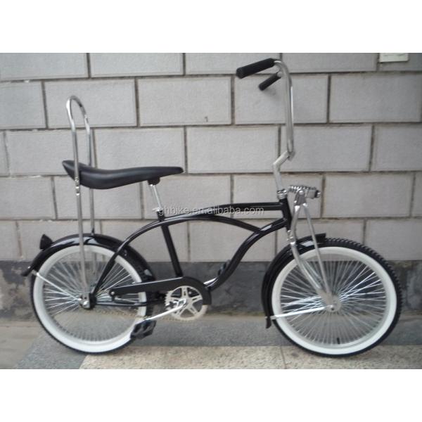 20 inch CE certified chrome painting lowrider beach cruiser bike with banana saddle