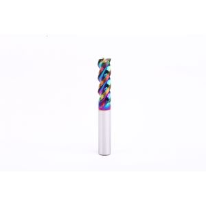 DLC Coating Tungsten Steel Aluminum End Mill With Center Cutting
