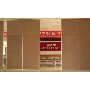 Temporary Operable Sliding Partition Walls Retractable Aluminum Frame