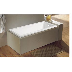 China cUPC 60 inch drop in acrylic simple bathtub North-America market tub on sale