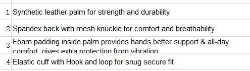 Tool Handling Equipment Maintenance Mechanics Gloves Safety Working Gloves, Durable With Black Padded Wear Gloves