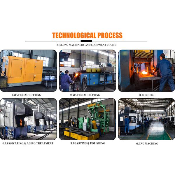 High Precision Metal Hot Die Forging Parts Stainless Steel Machinery Parts