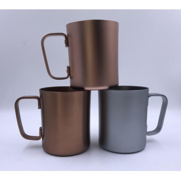Buy 500ml Aluminum Drinking Cups CMYK Coffee Mug With Handle at wholesale prices