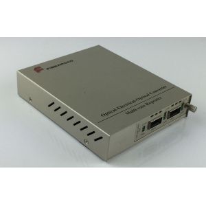 Dual Fiber 40G Manageable Media Converter Multimode QSFP to QSFP