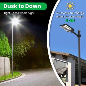 60w Integrated Solar Street Light With Motion Sensor Waterproof