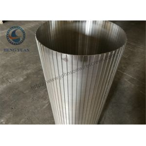 High Efficiency Rotary Drum Screen , Wire Cylinder Basket SS 304 Grade