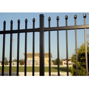 Hot dip galvanized steel garrison fence 2100MM X 2400MM