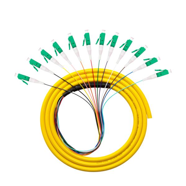 Optical Fiber Connection Best LC APC Optic Fiber Pigtail With 5