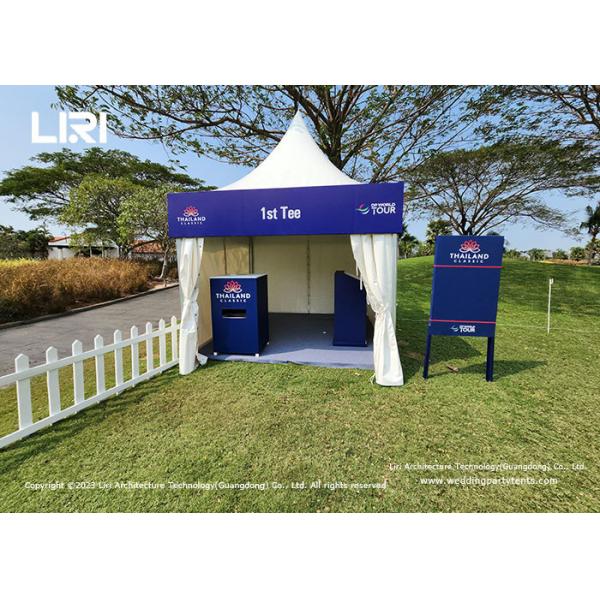 Buy Small Aluminium Waterproof Pagoda Tents Mobile Use For Events at wholesale prices