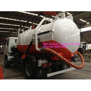 Sinotruk Sanitation Enterprise Sewage Collection Truck 8-12CBM 4X2 Liquid Waste