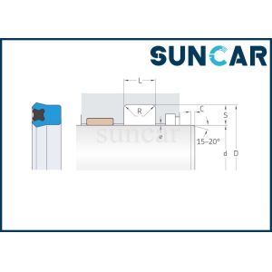 SKF PTB Piston Rod Seal For Cylinder Rod Seal