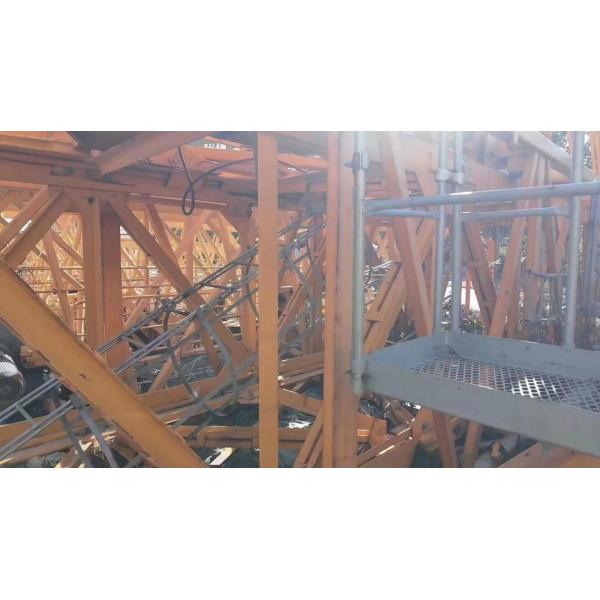 Sell 19 Years of Zoomlion Flat Head Tower Crane in Good Condition, Good Price