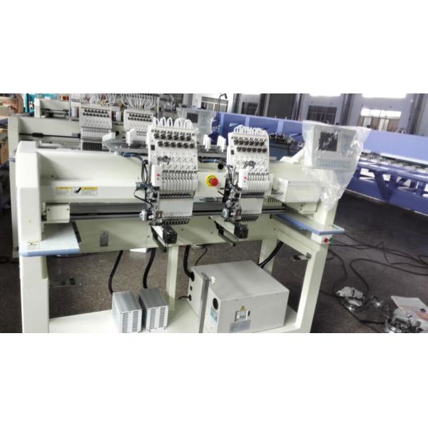 Buy 9 / 12 / 15 Needle Cap Embroidery Machine , Cloth Embroidery Machine With Servo Motor at wholesale prices