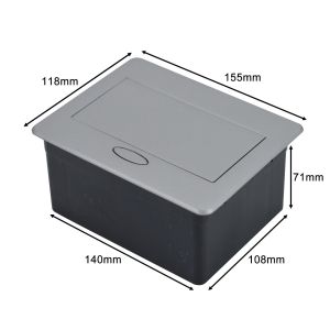 Multifunctional Zinc Alloy Desktop Office Pop Up Desk Power Outlets