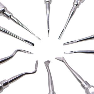 Stainless Steel Dental Surgical Instruments Implant Dentures Upper Lower Root