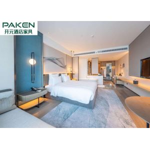 Pullman Hotel King Power Antarctic Blue + Natural Garden Themed Bedroom