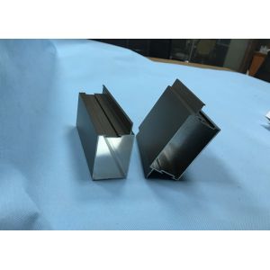 Powder Coated Aluminium Profiles , Aluminum Extruded Shapes R11W 60MM